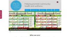 Desktop Screenshot of healthyallegancounty.org
